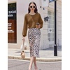 image:imageEkouaer Knit Lounge Sets for Women 2 Piece Cozy Long Sleeve Pullover Sweater Top and Wide Leg Pants Set Pajamas OutfitsLight Brown