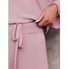 image:imageEkouaer Knit Lounge Sets for Women 2 Piece Cozy Long Sleeve Pullover Sweater Top and Wide Leg Pants Set Pajamas OutfitsPink
