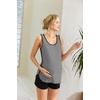 image:imageEkouaer Maternity Nursing Pajamas Sleepwear Set Shorts Striped for Hospital HomeBlackstriped