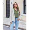 image:imageEkouaer Pajama for Women Set Short Sleeve Button Down Pajamas Sets Soft Lounge Sets for Women Sleepwear PJSArmy Green