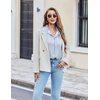 image:imageEkouaer Pajama for Women Set Short Sleeve Button Down Pajamas Sets Soft Lounge Sets for Women Sleepwear PJSBlue Stripe