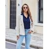 image:imageEkouaer Pajama for Women Set Short Sleeve Button Down Pajamas Sets Soft Lounge Sets for Women Sleepwear PJSNavy Blue