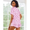 image:imageEkouaer Pajamas Set for Women Short Sleeve Sleepwear Button Down Pjs Lounge Sets Soft NightwearBow