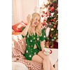 image:imageEkouaer Pajamas Set for Women Short Sleeve Sleepwear Button Down Pjs Lounge Sets Soft NightwearChristmas Green