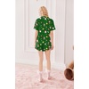image:imageEkouaer Pajamas Set for Women Short Sleeve Sleepwear Button Down Pjs Lounge Sets Soft NightwearChristmas Green