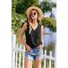 image:imageEkouaer Pajamas for Women Set Cute Pjs Soft Sleepwear Summer Sleeveless Tops and Shorts Travel Lounge Sets with PocketsBlack