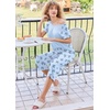 image:imageEkouaer Pajamas for Women Set Short Sleeve Pj Sets Pullover Tops amp Capri Pants 2 Piece Sleepwear Loungewear SXXLBluebutterfly
