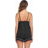 image:imageEkouaer Pajamas for Women Set Silk Satin Pjs Sexy Lingerie Sleepwear Cami Shorts Set Summer Nightwear SXXLBlack