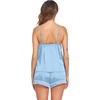 image:imageEkouaer Pajamas for Women Set Silk Satin Pjs Sexy Lingerie Sleepwear Cami Shorts Set Summer Nightwear SXXLLight Blue
