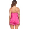 image:imageEkouaer Pajamas for Women Set Silk Satin Pjs Sexy Lingerie Sleepwear Cami Shorts Set Summer Nightwear SXXLRose