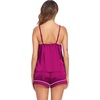 image:imageEkouaer Pajamas for Women Set Silk Satin Pjs Sexy Lingerie Sleepwear Cami Shorts Set Summer Nightwear SXXLRose Red