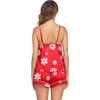 image:imageEkouaer Pajamas for Women Set Silk Satin Pjs Sexy Lingerie Sleepwear Cami Shorts Set Summer Nightwear SXXLSnowflake
