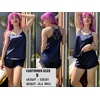 image:imageEkouaer Satin Pajamas Women Lace Sleepwear Lingerie Cami Shorts Set Nightwear XSXXLNavy Blue