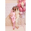 image:imageEkouaer Silk Pajamas for Womens Set 2 Piece Satin Pjs Soft Button Down Sleepwear Wide Leg Long Pants with PocketsChampagne