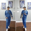 image:imageEkouaer Sweatsuits Womens Loungewear Set Tracksuit Long Sleeve Pajamas Set with Pockets 2 Piece Outfits Lounge SetsBlue