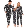image:imageEkouaer Sweatsuits Womens Loungewear Set Tracksuit Long Sleeve Pajamas Set with Pockets 2 Piece Outfits Lounge SetsChristmas Black
