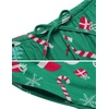 image:imageEkouaer Sweatsuits Womens Loungewear Set Tracksuit Long Sleeve Pajamas Set with Pockets 2 Piece Outfits Lounge SetsChristmas Green