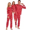 image:imageEkouaer Sweatsuits Womens Loungewear Set Tracksuit Long Sleeve Pajamas Set with Pockets 2 Piece Outfits Lounge SetsChristmas Red
