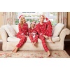 image:imageEkouaer Sweatsuits Womens Loungewear Set Tracksuit Long Sleeve Pajamas Set with Pockets 2 Piece Outfits Lounge SetsChristmas Red