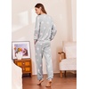 image:imageEkouaer Sweatsuits Womens Loungewear Set Tracksuit Long Sleeve Pajamas Set with Pockets 2 Piece Outfits Lounge SetsLight Gray Star