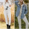 image:imageEkouaer Sweatsuits Womens Loungewear Set Tracksuit Long Sleeve Pajamas Set with Pockets 2 Piece Outfits Lounge SetsWhite