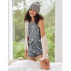 image:imageEkouaer Women Lightweight Summer Pajama Soft Pj Set Sleepwear Tank Top Shorts with Pocket Loungewear Set SXXL02 Star Moon Cup