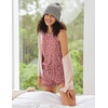 image:imageEkouaer Women Lightweight Summer Pajama Soft Pj Set Sleepwear Tank Top Shorts with Pocket Loungewear Set SXXLLeopard Starry