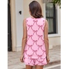 image:imageEkouaer Women Lightweight Summer Pajama Soft Pj Set Sleepwear Tank Top Shorts with Pocket Loungewear Set SXXLPinkbow