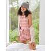image:imageEkouaer Women Lightweight Summer Pajama Soft Pj Set Sleepwear Tank Top Shorts with Pocket Loungewear Set SXXLStripe Star