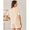 image:imageEkouaer Women Ribbed Knit Pajama Sets 2 Piece Short Sleeve Top and Shorts Soft Pjs Sleepwear with Pockets Lounge Sets SXXLCherrylight Yellow