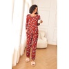 image:imageEkouaer Womens Pajama Sets 2 Piece Sleepwear Soft Pajamas Long Sleeve Pjs Comfy Loungewear SXXLChristmas Red Snowman