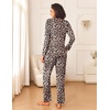 image:imageEkouaer Womens Pajama Sets 2 Piece Sleepwear Soft Pajamas Long Sleeve Pjs Comfy Loungewear SXXLLeopard