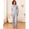image:imageEkouaer Womens Pajama Sets 2 Piece Sleepwear Soft Pajamas Long Sleeve Pjs Comfy Loungewear SXXLPink Star