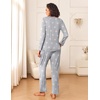 image:imageEkouaer Womens Pajama Sets 2 Piece Sleepwear Soft Pajamas Long Sleeve Pjs Comfy Loungewear SXXLPink Star