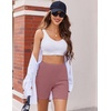 image:imageEkouaer Womens Pajamas 2 Piece Lounge Sets Oversized V Neck TShirts Tops Biker Shorts Set Workout Reversible Tracksuit SXXLGray Purple
