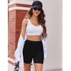 image:imageEkouaer Womens Pajamas 2 Piece Lounge Sets Oversized V Neck TShirts Tops Biker Shorts Set Workout Reversible Tracksuit SXXLPeach Pink