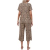 image:imageEkouaer Womens Pajamas Set Short Sleeve Top With Capri Pants Pjs Lounge amp Sleepwear Set SXXLLeopard