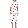 image:imageEkouaer Womens Pajamas Set Short Sleeve Top With Capri Pants Pjs Lounge amp Sleepwear Set SXXLWhite Heart