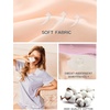image:imageEkouaer Womens Pajamas Sets Soft 95 Cotton Pjs Short Sleeve Lounge Sets Casual Two Piece Pjs With PocketsBlack
