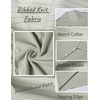 image:imageEkouaer Womens Ribbed Button Down Pajamas Sets 2 Piece Short Sleeve Shorts Pjs Knit Lounge SetsRose