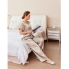 image:imageEkouaer Womens Satin Silky Pajama Set 2 Piece Short Sleeve Shirt with Long Pants Pjs Sets Soft PJ Loungewear SXXLChampagne