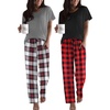 Black Red Plaid/Light Grey Plaid