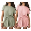 Green/Light Pink