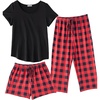 Black Red Plaid
