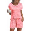 Cartoon Pink Leopard Print