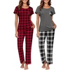 Red Plaid+black Plaid