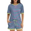 Blue Pink Stripe
