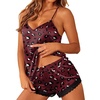 Cheetah Wine Red