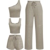 Beige Black Stripe