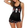 Skull & Floral Graphic